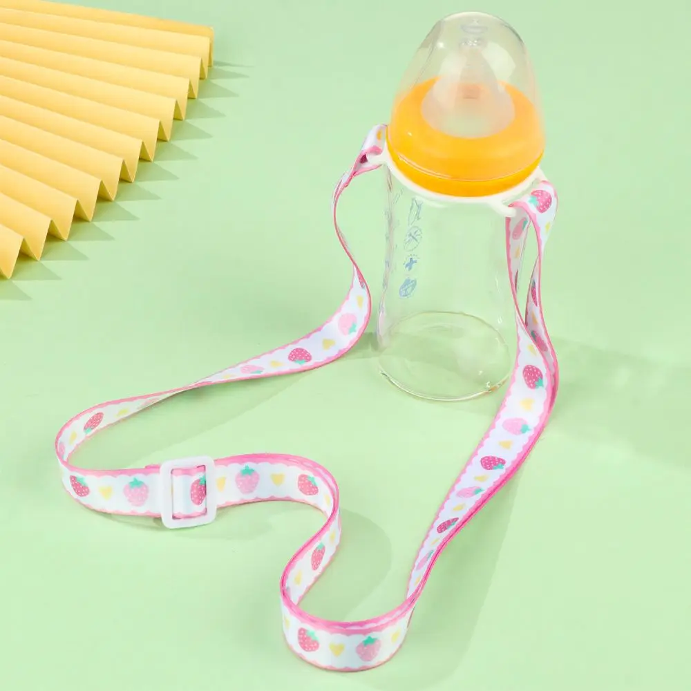 Universal Adjustable Water Bottle Strap Comfortable Bottle Buckle Lanyard Shoulder Strap Hanging Rope Kettle Cup Accessories