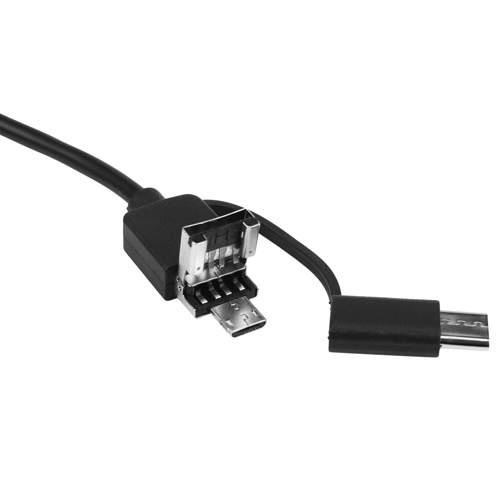 المنظار الصناعي Borescope ، كاميرا التفتيش ، المدمج في 6 المصابيح ، IP67 مقاوم للماء ، USB نوع C ، أندرويد Smar ، 3 في 1