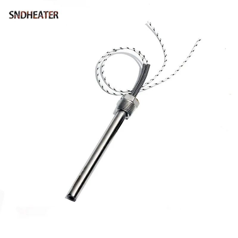 SNDHEATER DN20 25mm Gewinde High Power Patrone Brennen Heizung 20x400-600mm 304SS Wasser Heizstab 110V/220V/380V 2KW/3KW 1pc