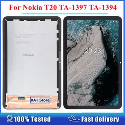Compatible For Nokia Tablet T20 TA-1397 TA-1394 LCD Display Screen Touch Digitizer Full Assembly Replacement Part