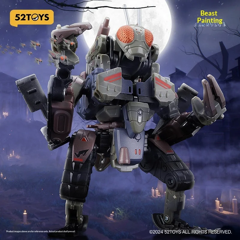 52TOYS Beastbox Zombie Crawler Transforming Mecha Toy, modèle fini original chinois, figurine d'action de collection pour collectionneurs