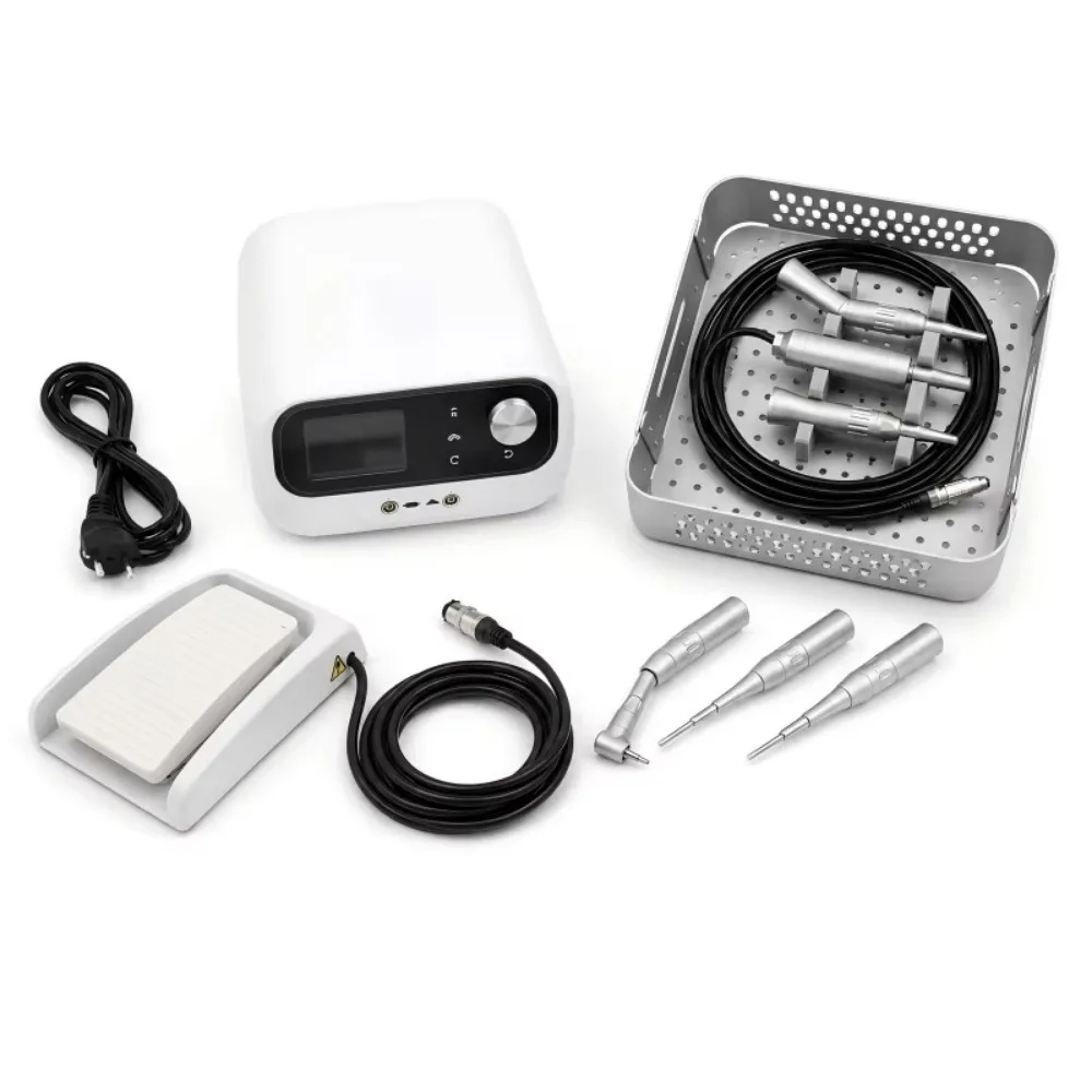 The veterinary surgical power system XY RJ01 offers multiple tool options, operates quietly, and its components can
