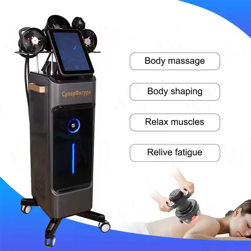 

2026 Hot Selling 4 In 1 Vibration Massager 360 Rotating Rolling Massager Anti Cellulite Fat Removal Skin Firming For Face Body