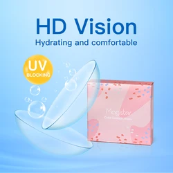 Magister คอนแทคเลนส์สำหรับ Vision แก้ไขเลนส์ Diopters Clear เลนส์องศาสายตาสั้น Power Prescription เลนส์1คู่