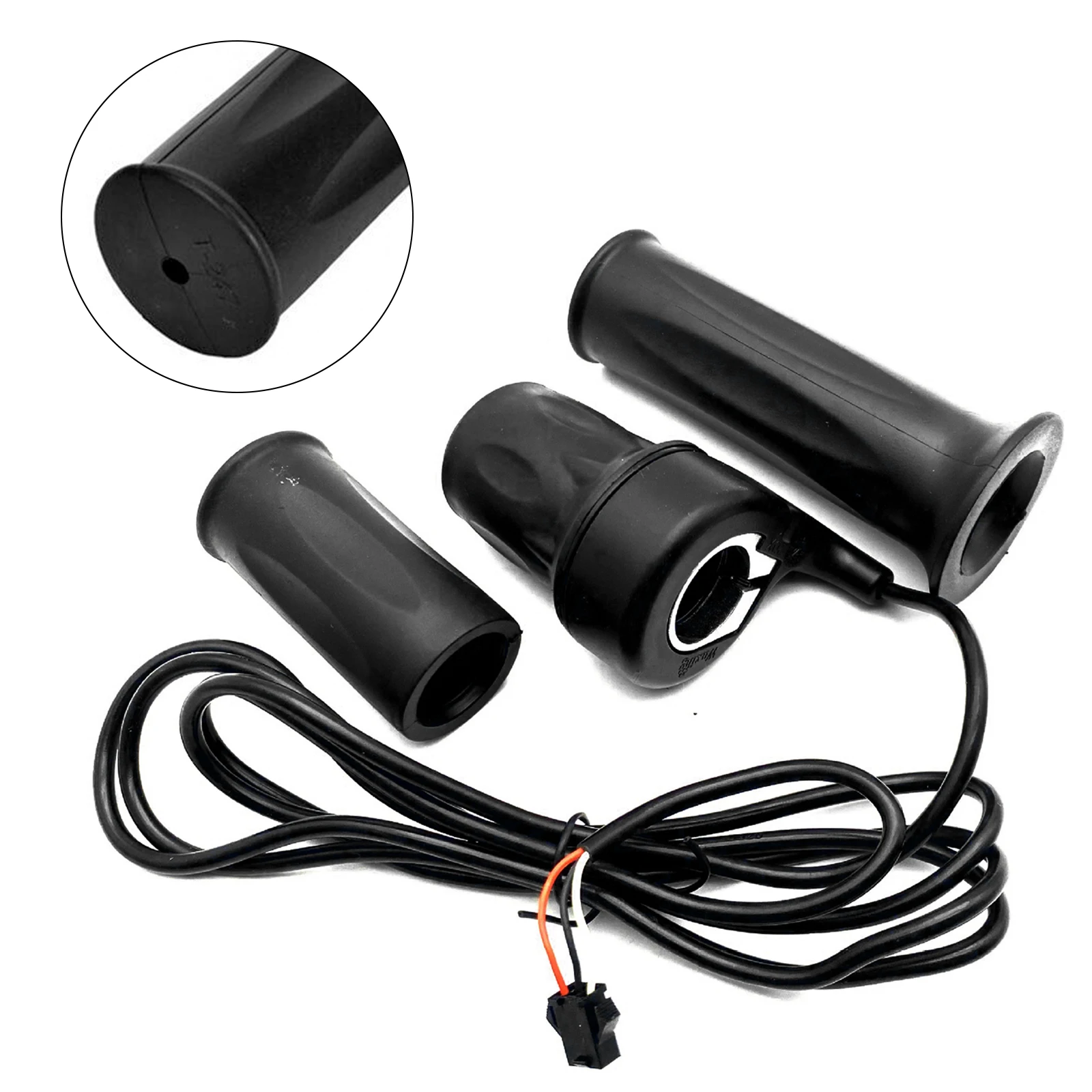 1 Stück E-Bike Halb-Drehgriff-Gashebel 24V/36V/48V/60V/72V Elektroroller Fahrrad-Gasgriff 3-Pin Stecker E-Bike Zubehör – Detail 7