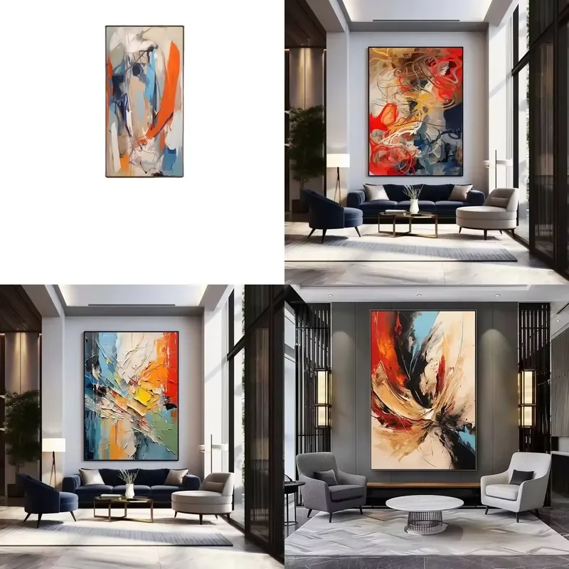for  Modern Abstract Still Life Wall Art Large Texture Oil Painting On Canvas Handmade Interior Home Decoration Painting