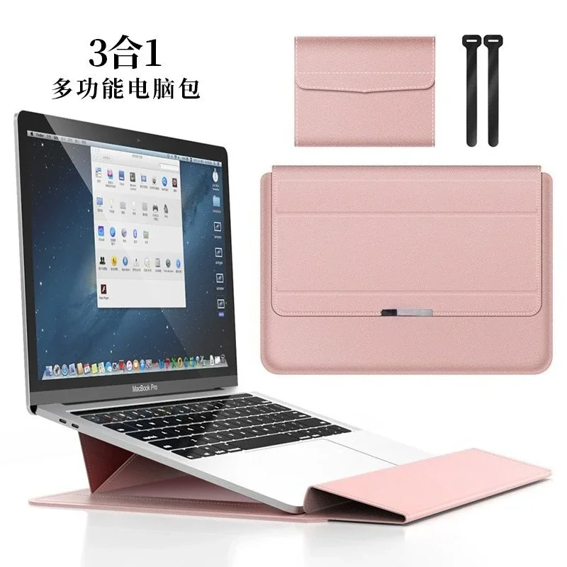 13.4/15.6 Inch Laptop Sleeve for Notebook, Protective Case with Stand Holder