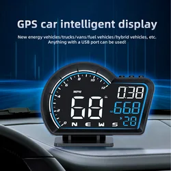 GPS HUD Head Up Display G16 Smart Digital Car System Speed Meter MPH KM/H Auto Speedometer for All Car Electronics Accessories