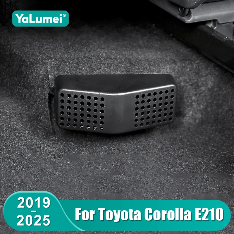 For Toyota Corolla E210 2019 2020 2021 2022 2023 2024 2025 Hybrid Car Rear Seat Under Air Vent Duct Outlet Cover Accessories
