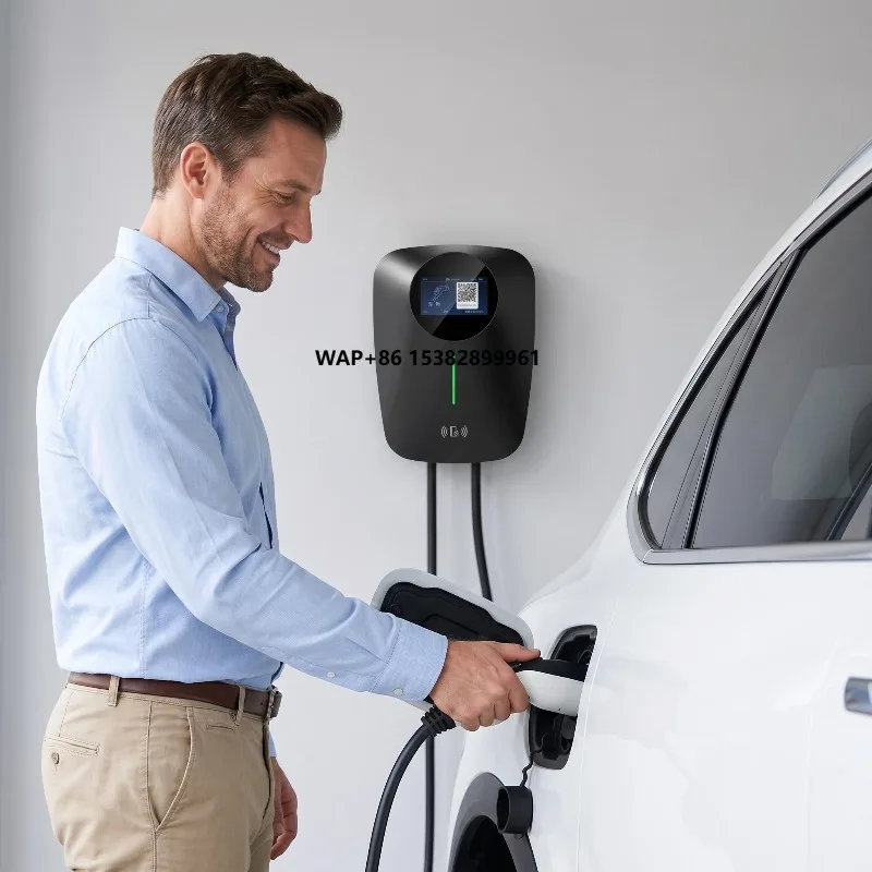 

Type 1 Wallbox Wall-mounted Ac Home Electric Car Remote Maintenance EVSE Commercial & Home Wall Box Type 1 EV Charger 11kW 48A
