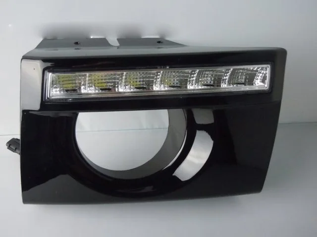 car bumper headlight for Hyundai Tucson daytime light Solaris 2005~2009y DRL car accessories LED headlamp auto Tucson fog light