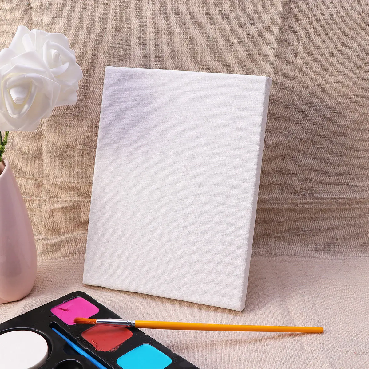 10pcs-professional-stretched-canvas-panels-wood-frame-tight-wrapped-corners-for-oil-painting-acrylics-artists-diy
