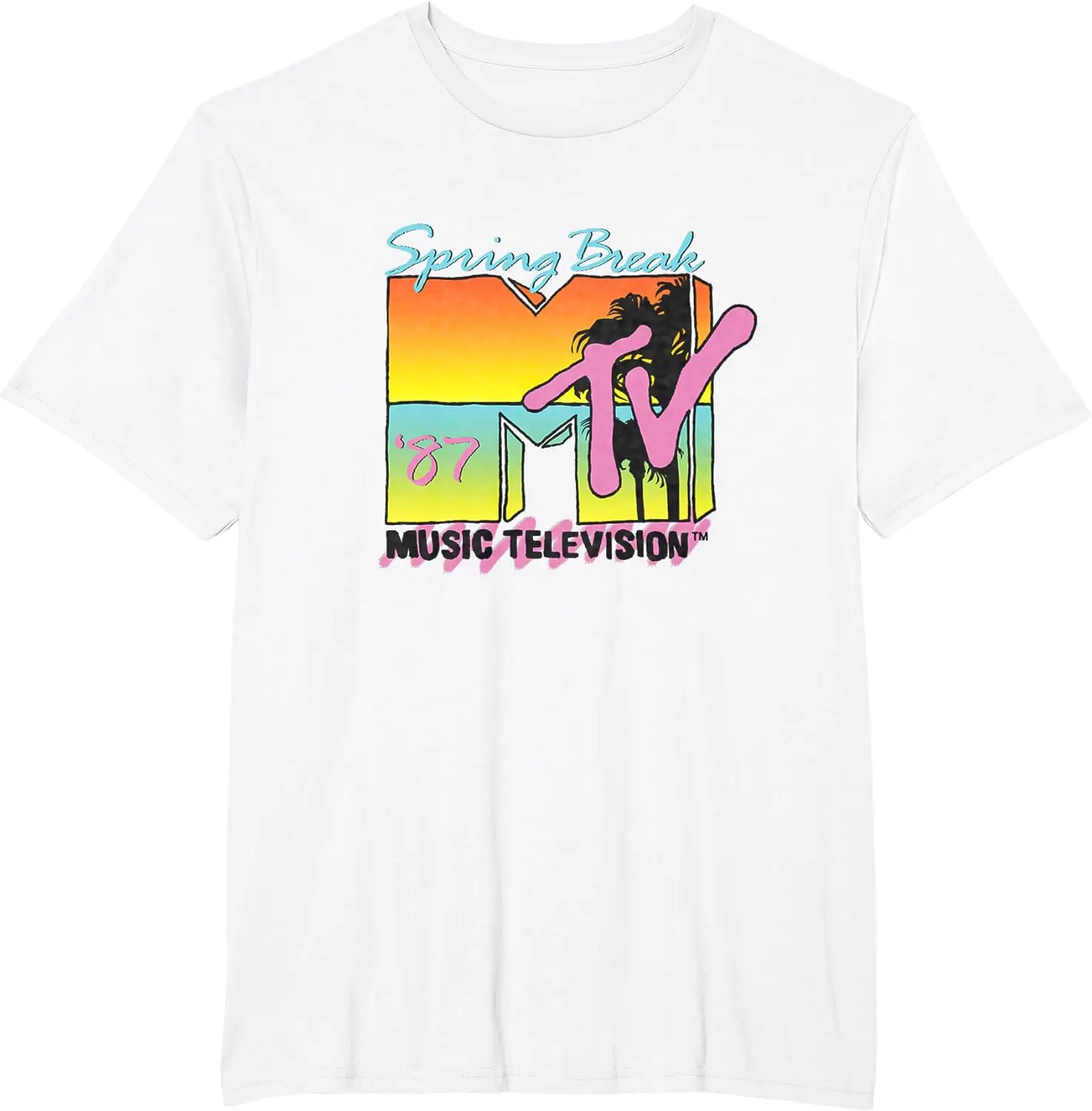 Classic MTV Logo Spring Break 87\' T-Shirt