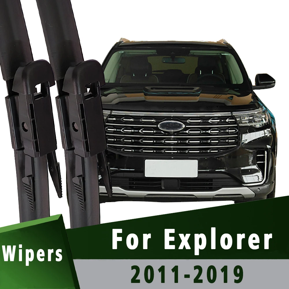 For Ford Explorer Front Wiper Blades 2011-2019 2013 2014 2015 2016 2017 2018 Windscreen Windshield Window Accessories 26“+22”