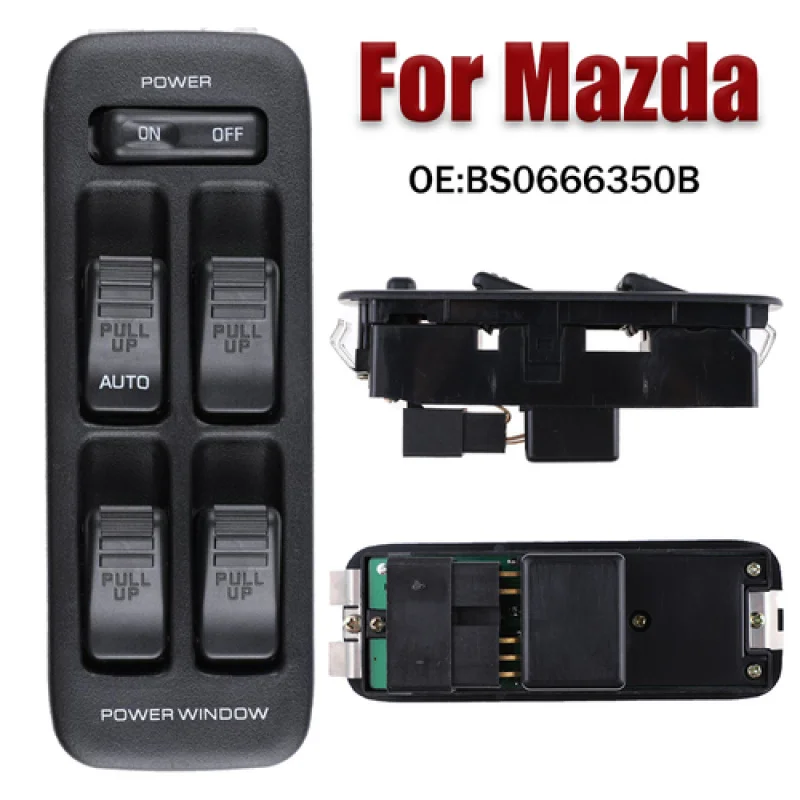 

A + ABS переключатель управления стеклоподъемником автомобиля BS0666350B BS06-66-350B для Mazda 323 1991-1994 гг.