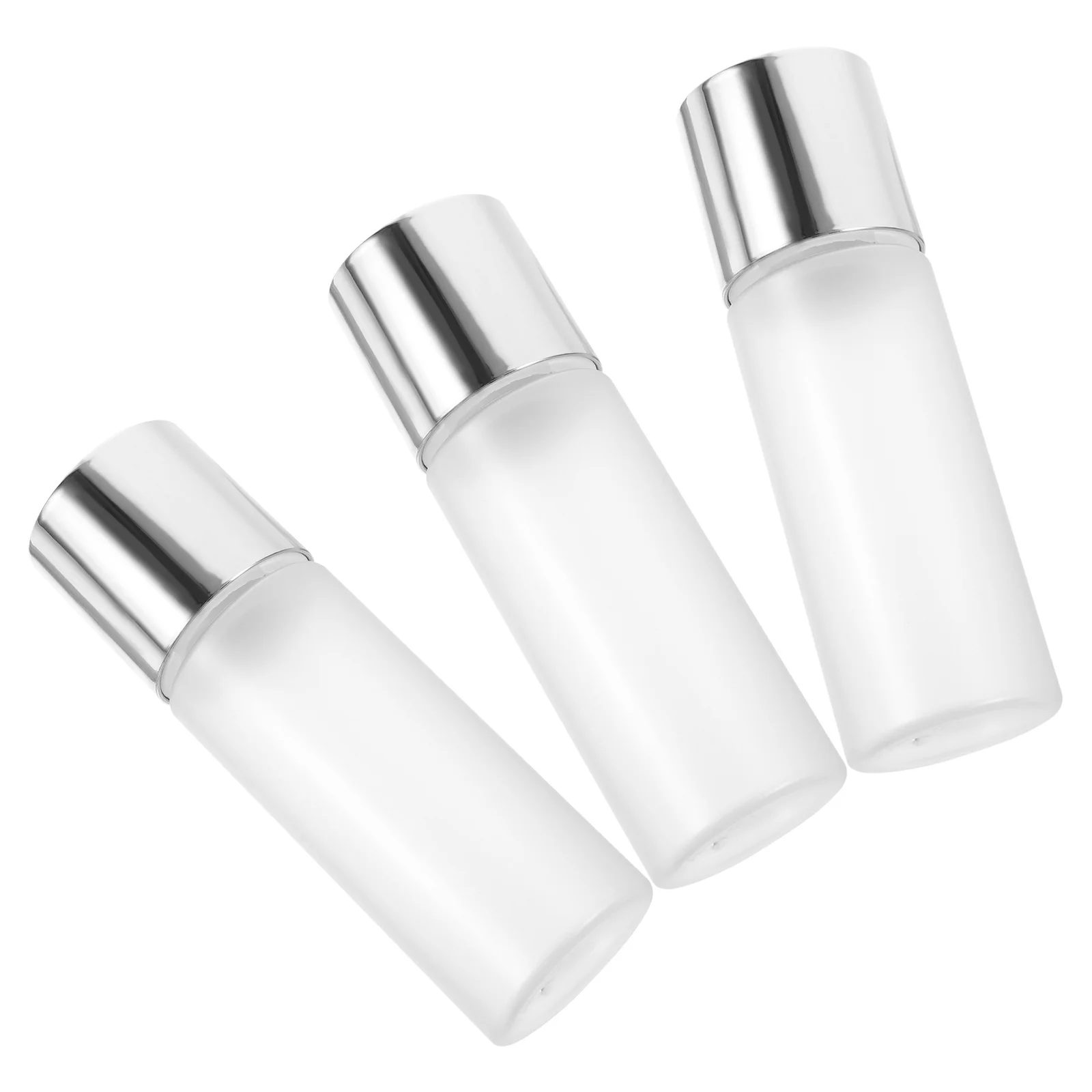 3 قطعة 100 مللي زجاجات مستحلب قابلة لإعادة الملء زجاجات التعبئة والتغليف الفرعية للسفر غسول ماكياج مانعة للتسرب المحمولة فارغة