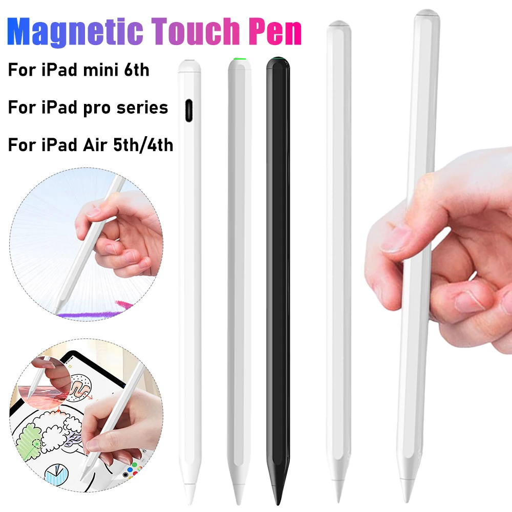 Tablet Touch Pen Voor Apple Potlood Stylus Pen voor iPad 2018-2024 Kantelgevoeligheid Capacitieve Touch Potlood voor iPad Mini 5/6e