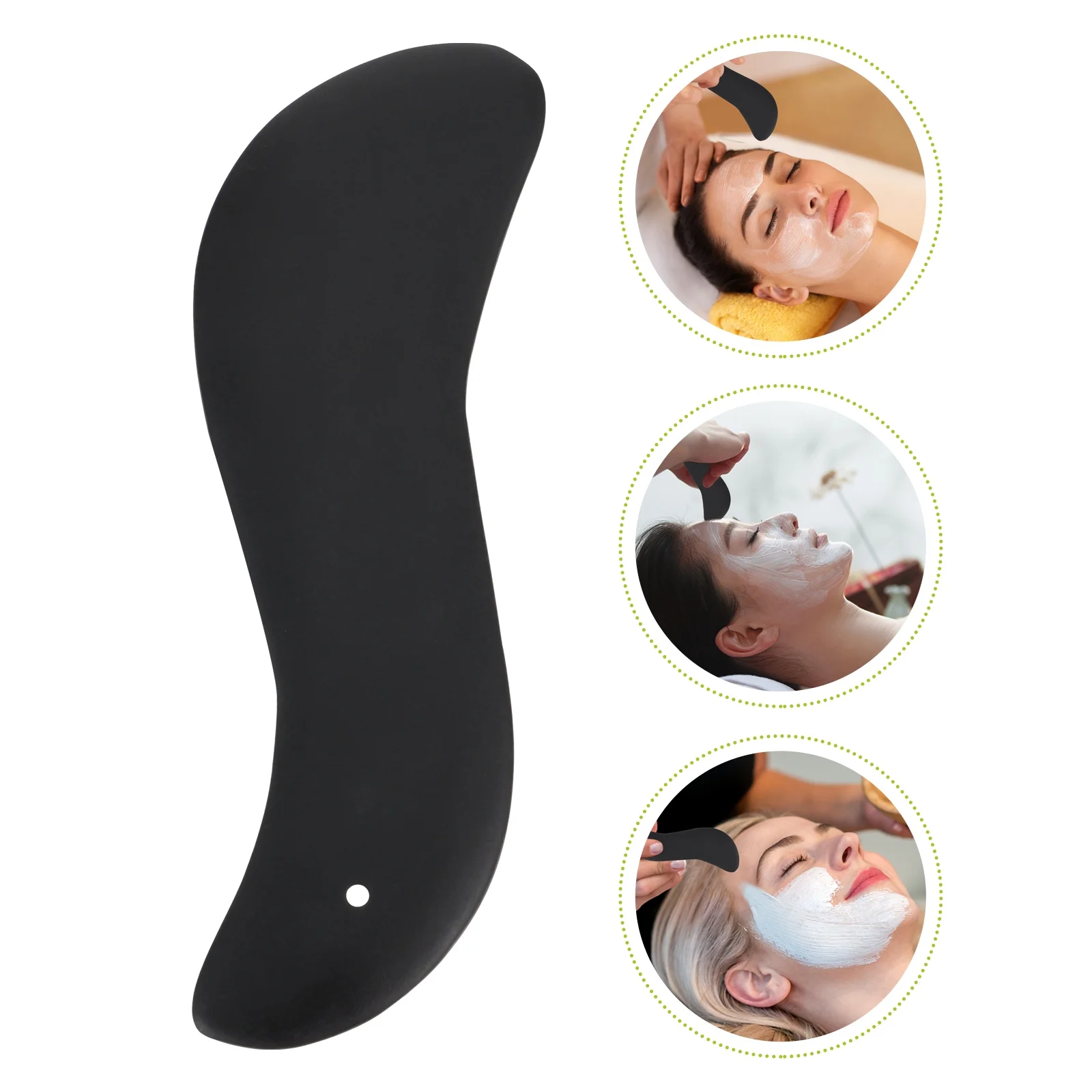 4 قطعة لوحة تدليك غوا شا أداة كشط الوجه للعناية بالبشرة امتصاص الدورة الدموية الوجه الجسم العلاج الحجر