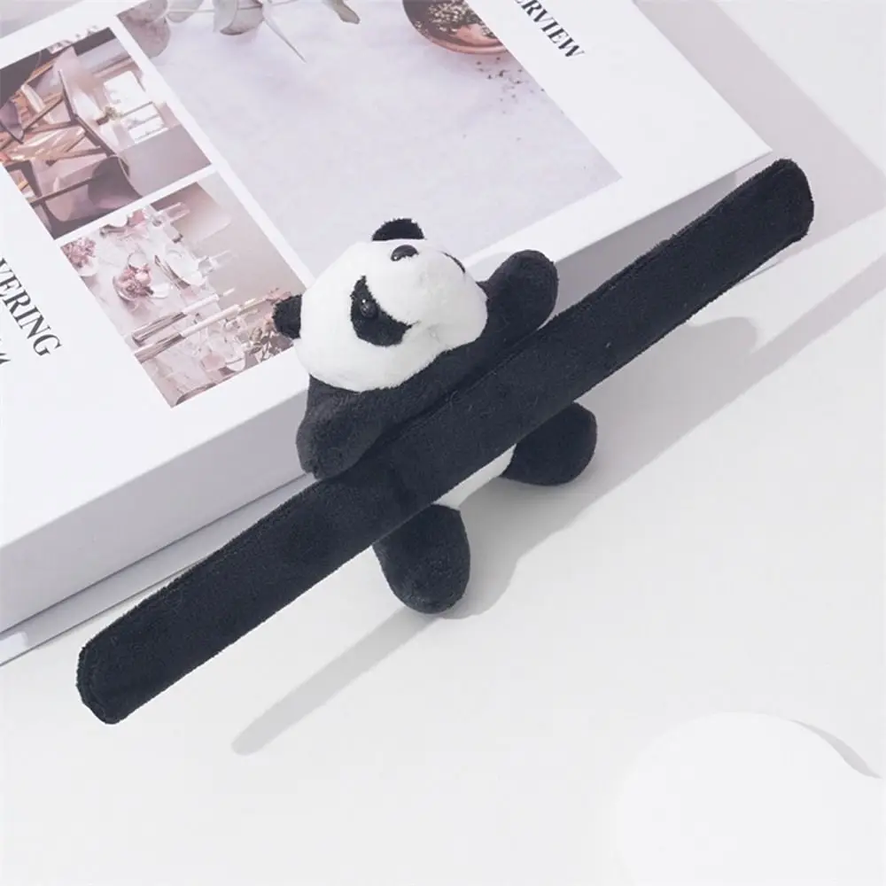 Stuffed Animal Panda Wristband Wrist Decoration Super Soft Plush Hand Ring Cartoon Plush Toy Clap Circle Toy Party Favor