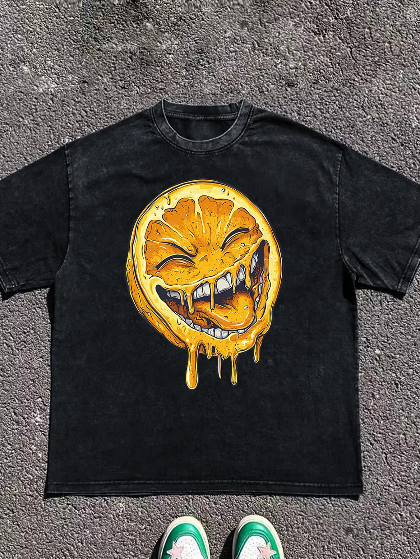 

Summer Y2k Graphic T Shirts High Street Style Unisex Women Clothes Goth Washed Vintage T-shirts Tops Shirts