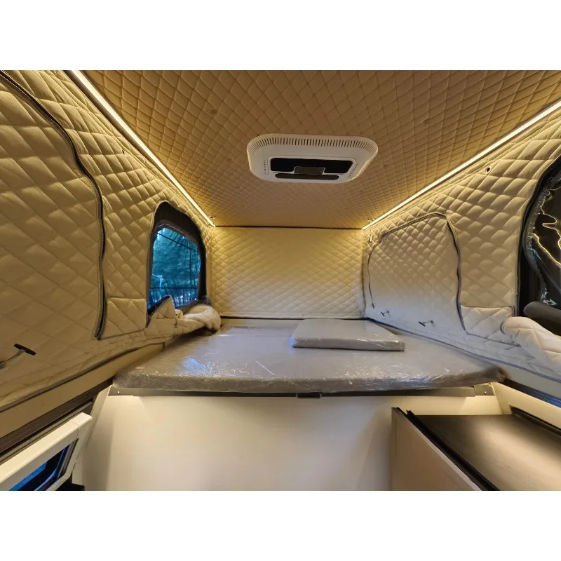 4WD Off Road Foldable Mini Caravan Truck Camper High Quality Lightweight Modern RV Waterproof With Independent Bathroom