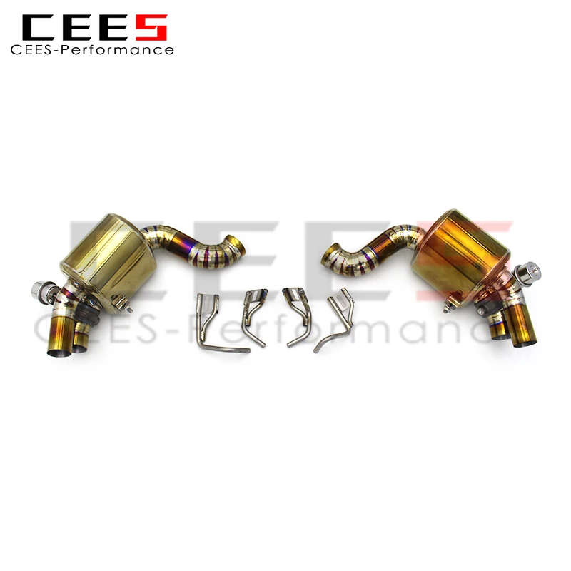 CEES Engine X Pipe Downpipe Catback Muffler for Ferrari California 4.3L 2009-2014 Racing Pipes Valve Exhaust System view 6