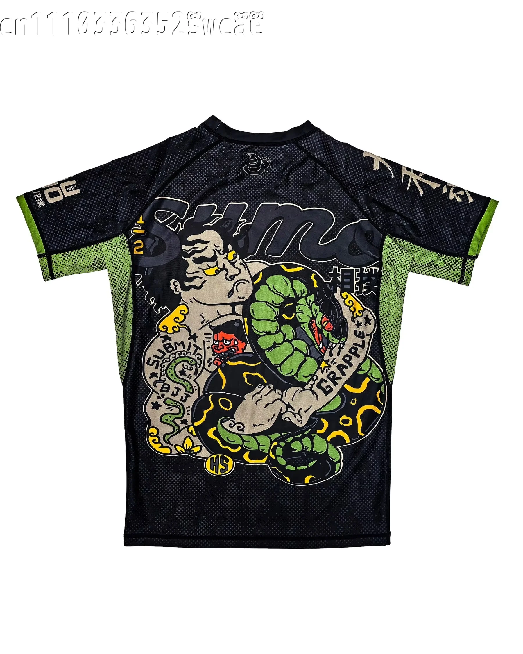 2026 Neue Japanische Prajna Jujutsu Kampftrainings- und Wettkampf-Fitnesskleidung Atmungsaktiv Bestseller T-Shirts für Familien – Detail 9
