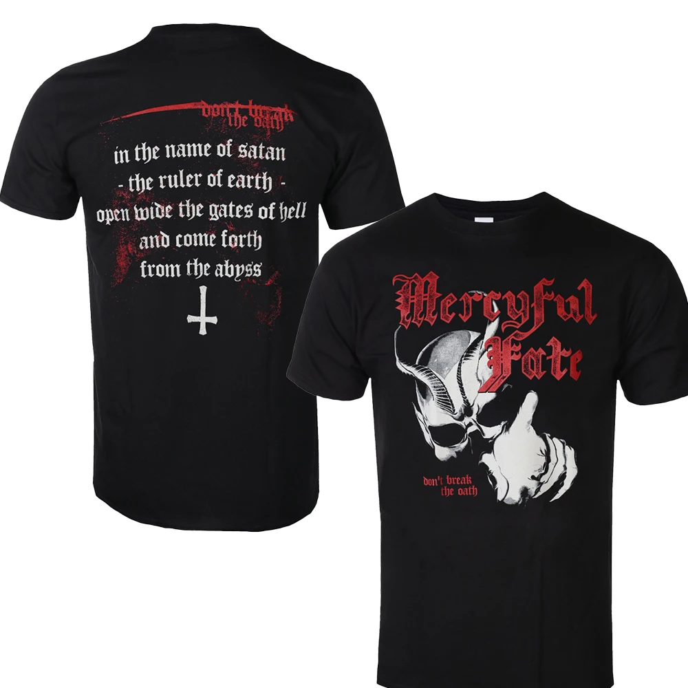 

2025 Mercyful Fate, хлопковая рубашка с графическим рисунком, женская летняя футболка унисекс с коротким рукавом, модная брендовая роскошная повседневная винтажная повседневная футболка в стиле ретро