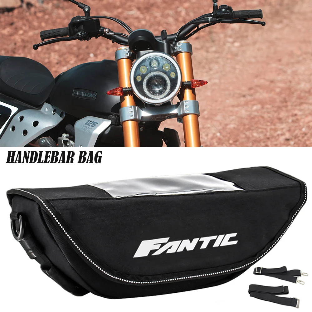 

Modern waterproof motorcycle handlebar travel bag storage bag For FANTIC CABALLERO FLAT TRACK 125 250 500 RALLY/SCRAMBLER 500