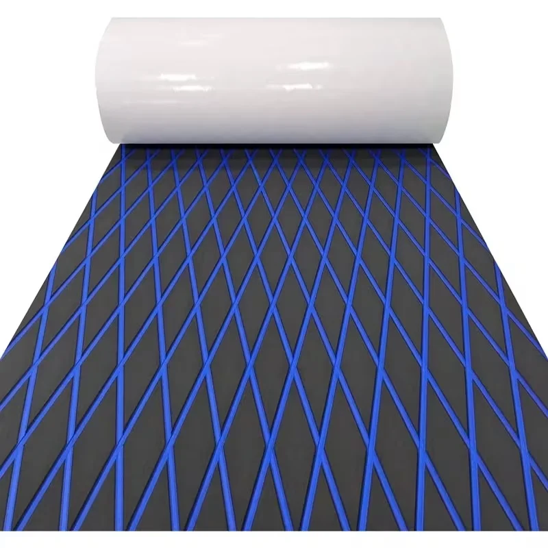 SSTL  Factory Direct Sale Large Diamond-Shaped RV Yachts Golf Carts Jetski  Teak UV3500 Self-Adhesive Boat Flooring Eva Foam