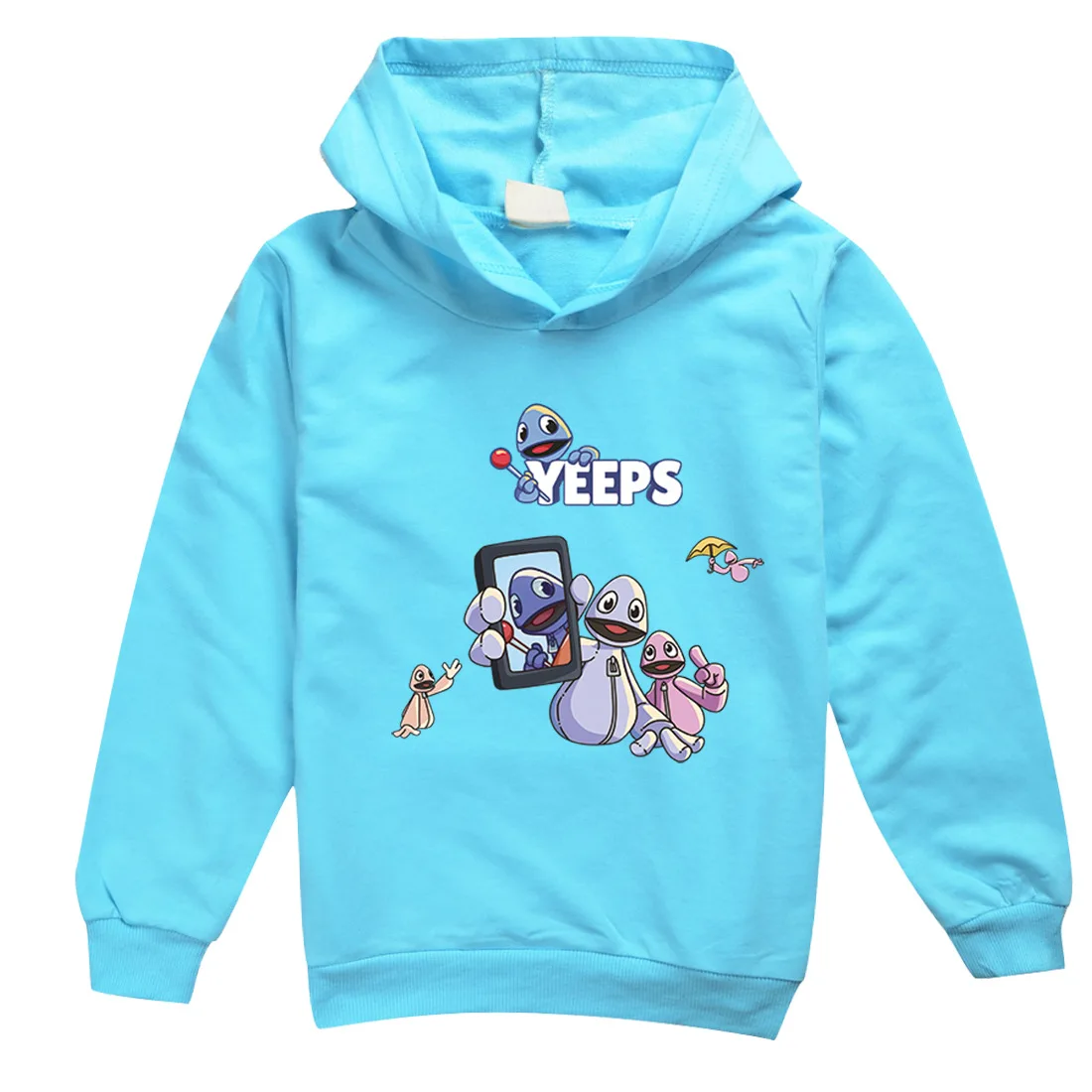 

New Popular Games Yeeps Hide and Seek Hoodie Kids Spring/Autumn Clothes Teens Kawaii Boys Hooded Sweatshirts Girls Cartoon Coats