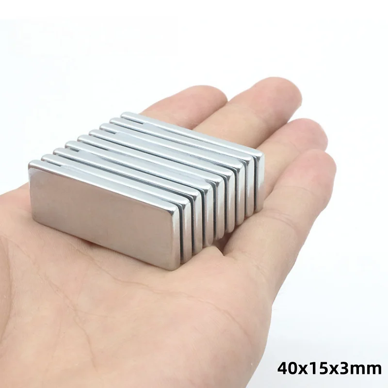 40x15x3 mm  Quadrate Strong Magnet 40mm*15mm*3mm Strip Powerful Magnet 40x15x3mm For Home Refrigerators, Offices DIY  40*15*3