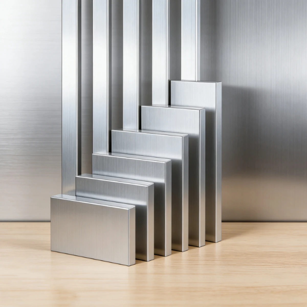 10mm*10mm Alumina Alloy Solid Aluminum Strip, Aluminum Block Flat Strip Processing Customization