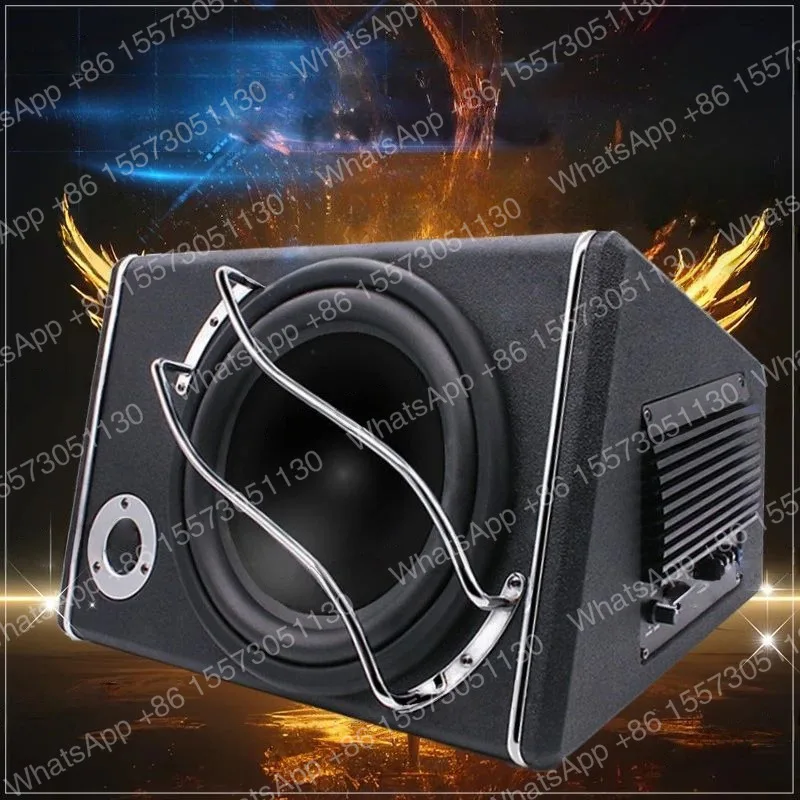 10-Inch high-power 1200W trapezoidal subwoofer 12V active overweight with treble