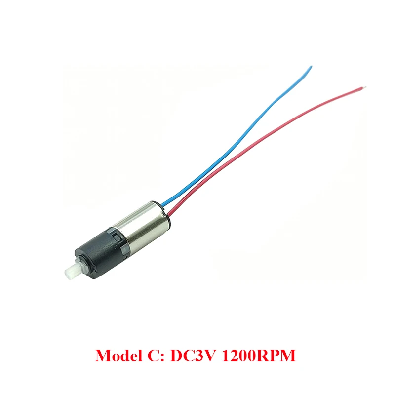 DC 3V 3.7V 45RPM-6400RPM Mini Tiny 6mm Planetary Gearbox Gear Reducer Motor Micro Coreless Geared Motor DIY Hobby Toy Robot Lock