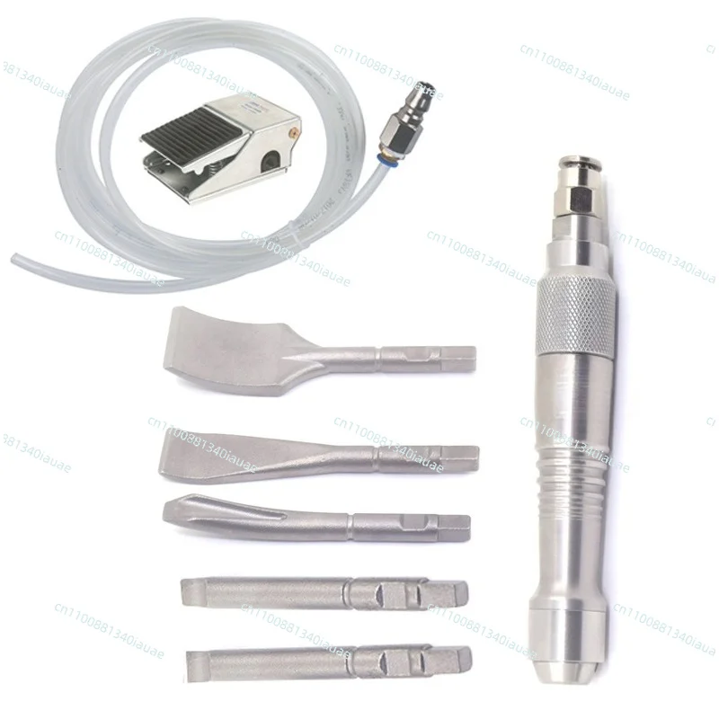 Pneumatic Air Chisel Sculpture Pry Oyster Shell Chipper with Foot Switch