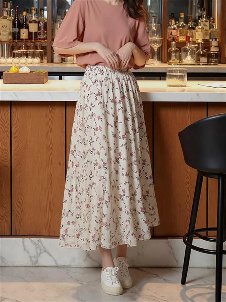 

Pencil Skirts Women Office Lady High Waist Package Hip Fashion Korean Style Slim Midi Solid Color Basic Split Minimalist Chic