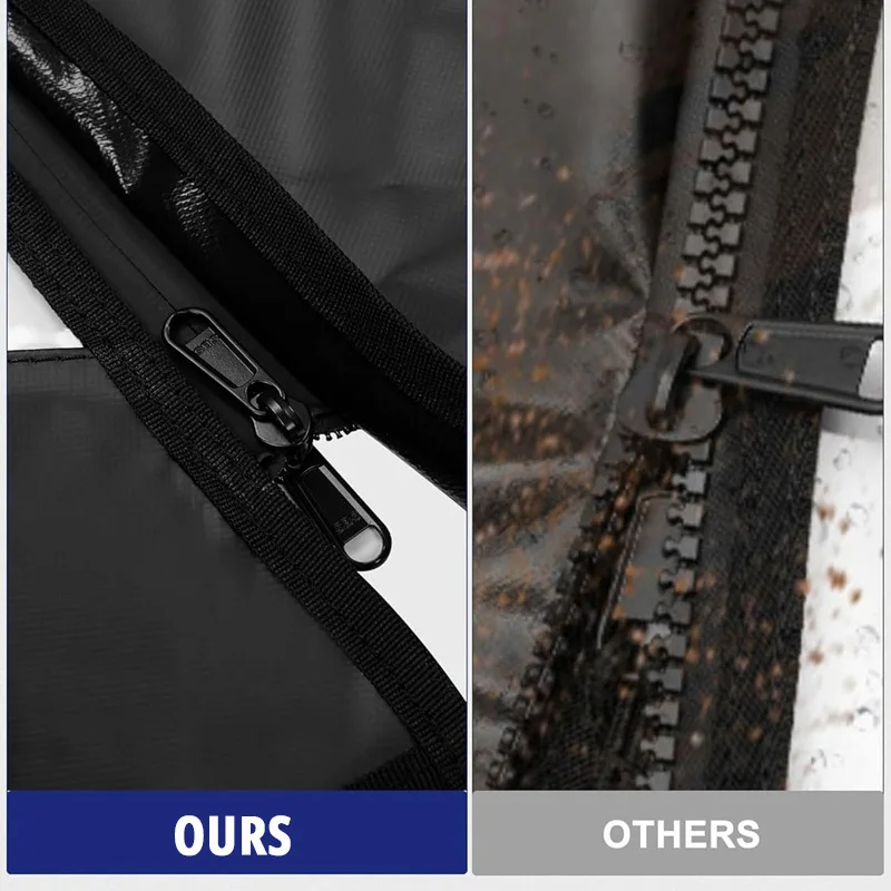 حاويات الكابينة الناعمة سحابات YKK متوافقة مع Polaris RZR PRO XP/Turbo R 2020-2025 مقاومة للماء والغبار سهلة التركيب