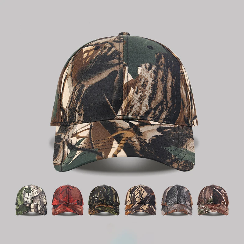 

Camouflage Men Women Baseball Cap Outdoor Sports Jungle Hunting Sun Hat High Quality Unisex Cotton Tactical Hats Gorras