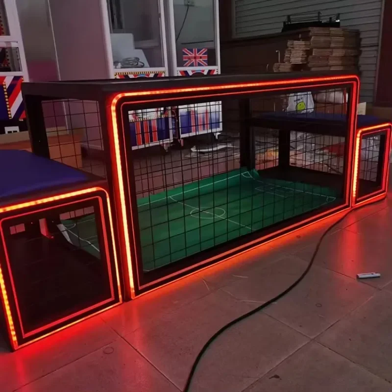 لعبة كرة القدم على الطاولة، طاولة رياضية مزدوجة تحت الطاولة، آلة كرة القدم التفاعلية #6