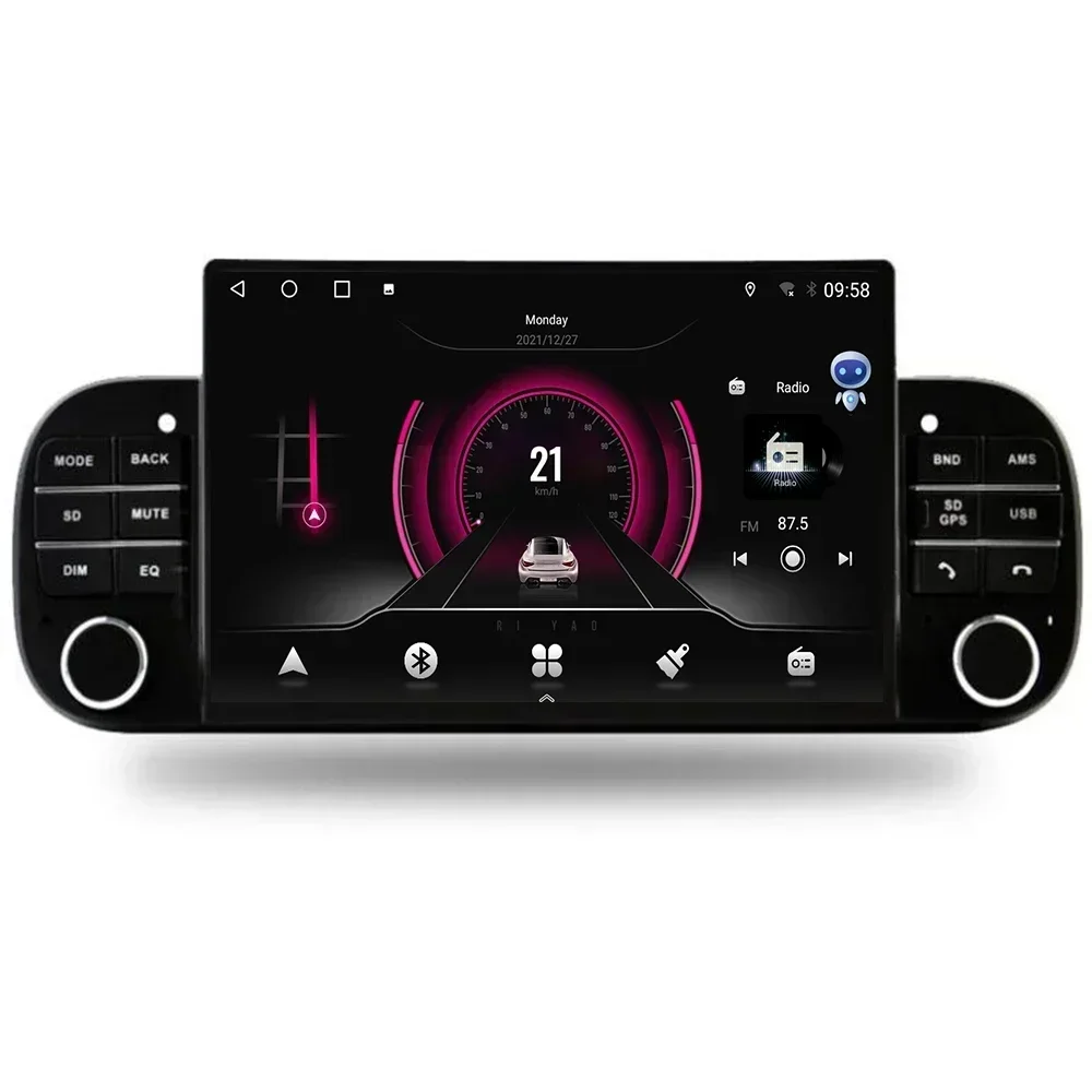 Android 13 Auto Radio for FIAT PANDA 2013-2020 -2050 Car Multimedia Player Stereo Audio GPS Navigation Video Carplay Camera