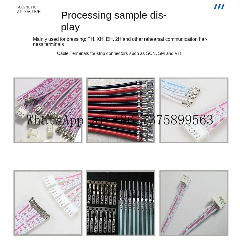 Full Automatic Dual-Head Cle Terminal Crimping hine Double-End Wire Processing Equipment