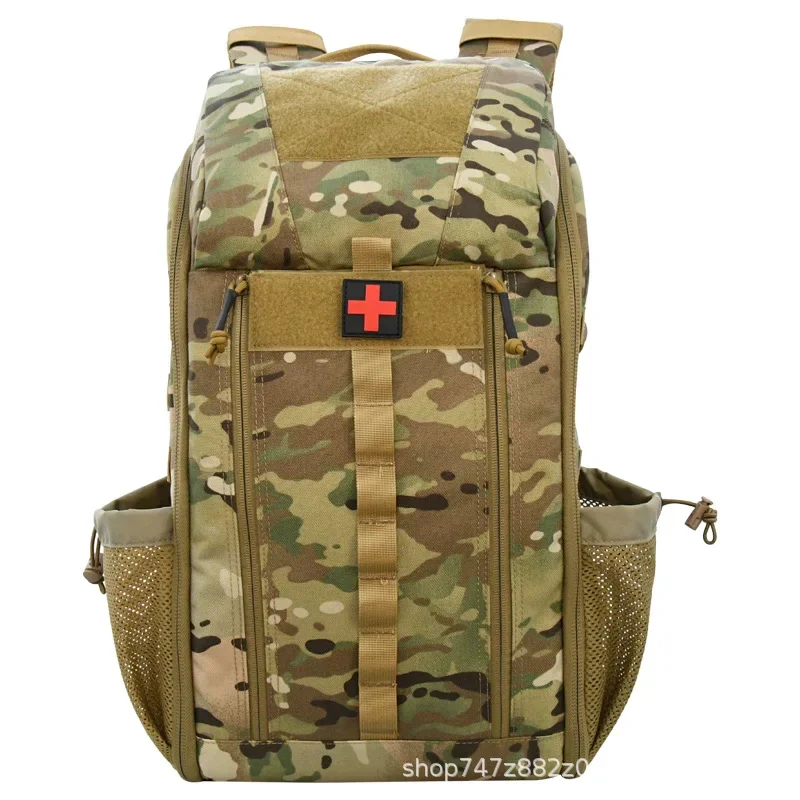 Outdoor tactical medical Kit 1000D nylon mountaineering emergency backpack Multifunctional camouflage backpack