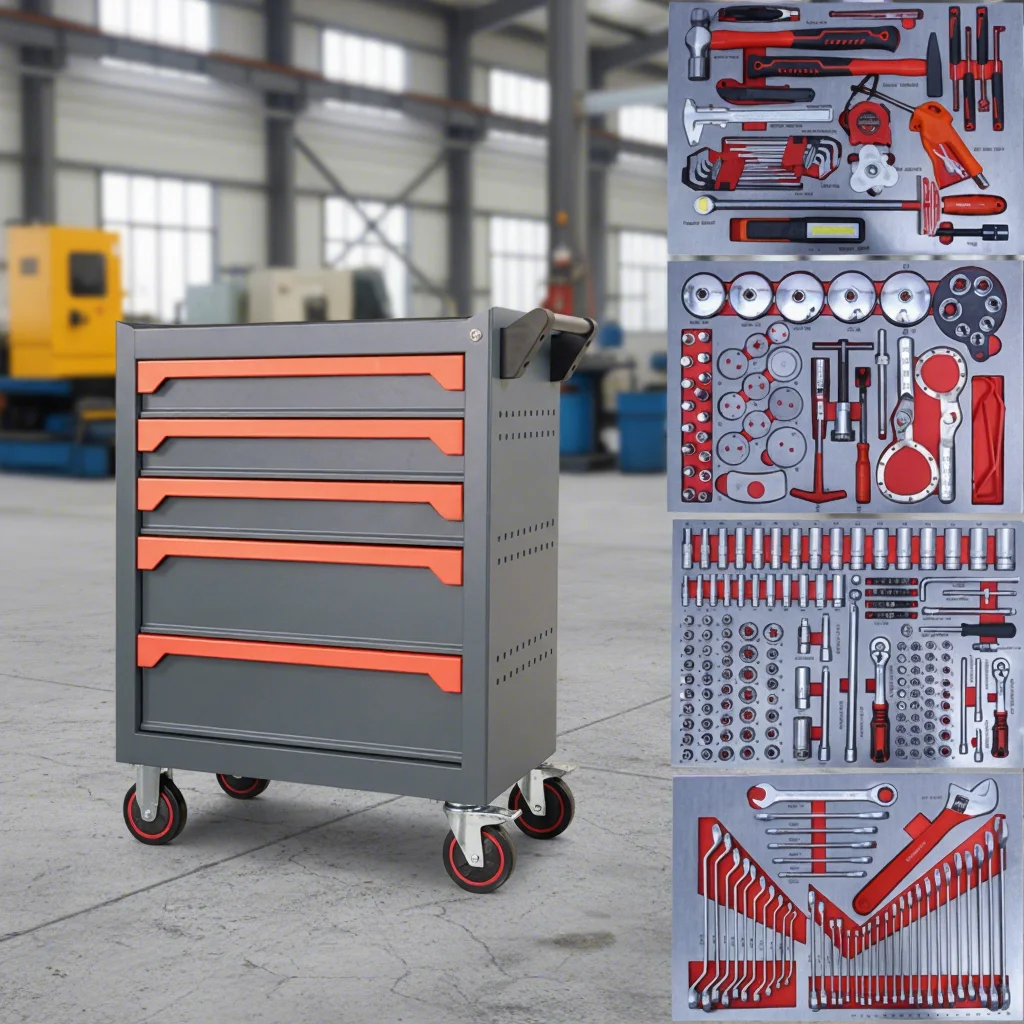 

Многофункциональный инструментальный шкаф с ящиками, OEM-производство, большой емкости, из холоднокатаной стали, прочный, для хранения инструментов