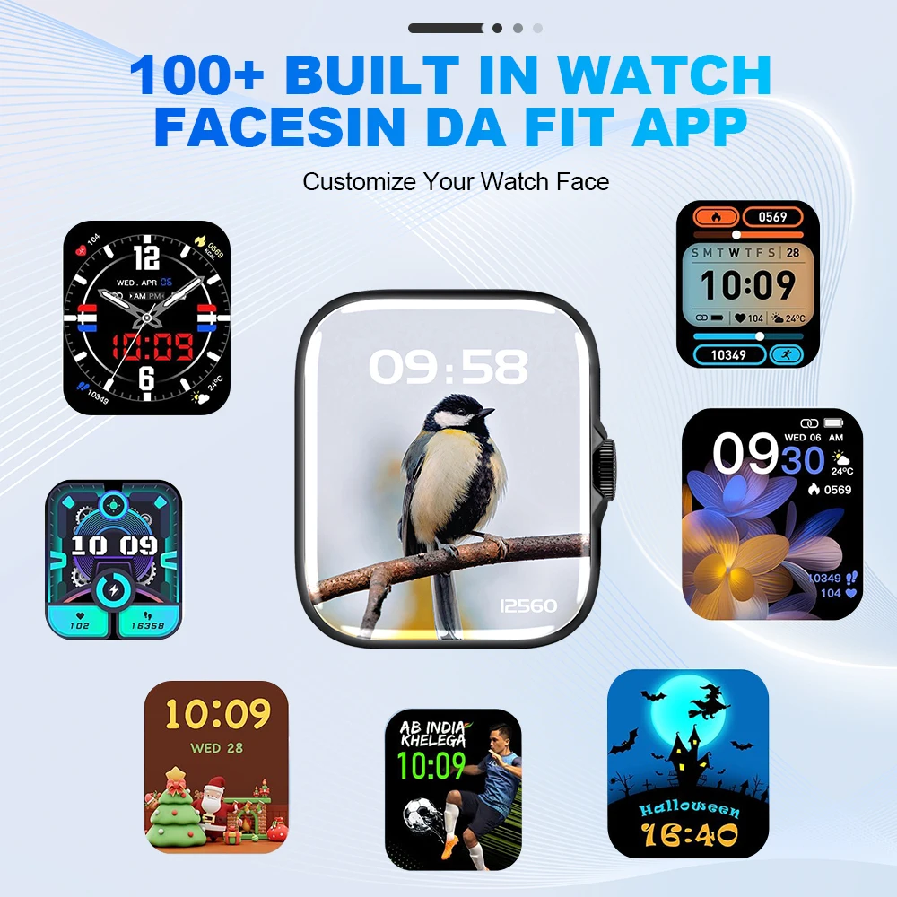 スポーツ用スマートウォッチ マルチダイヤル Bluetooth 通話 防水 多機能 睡眠モニタリングウォッチ