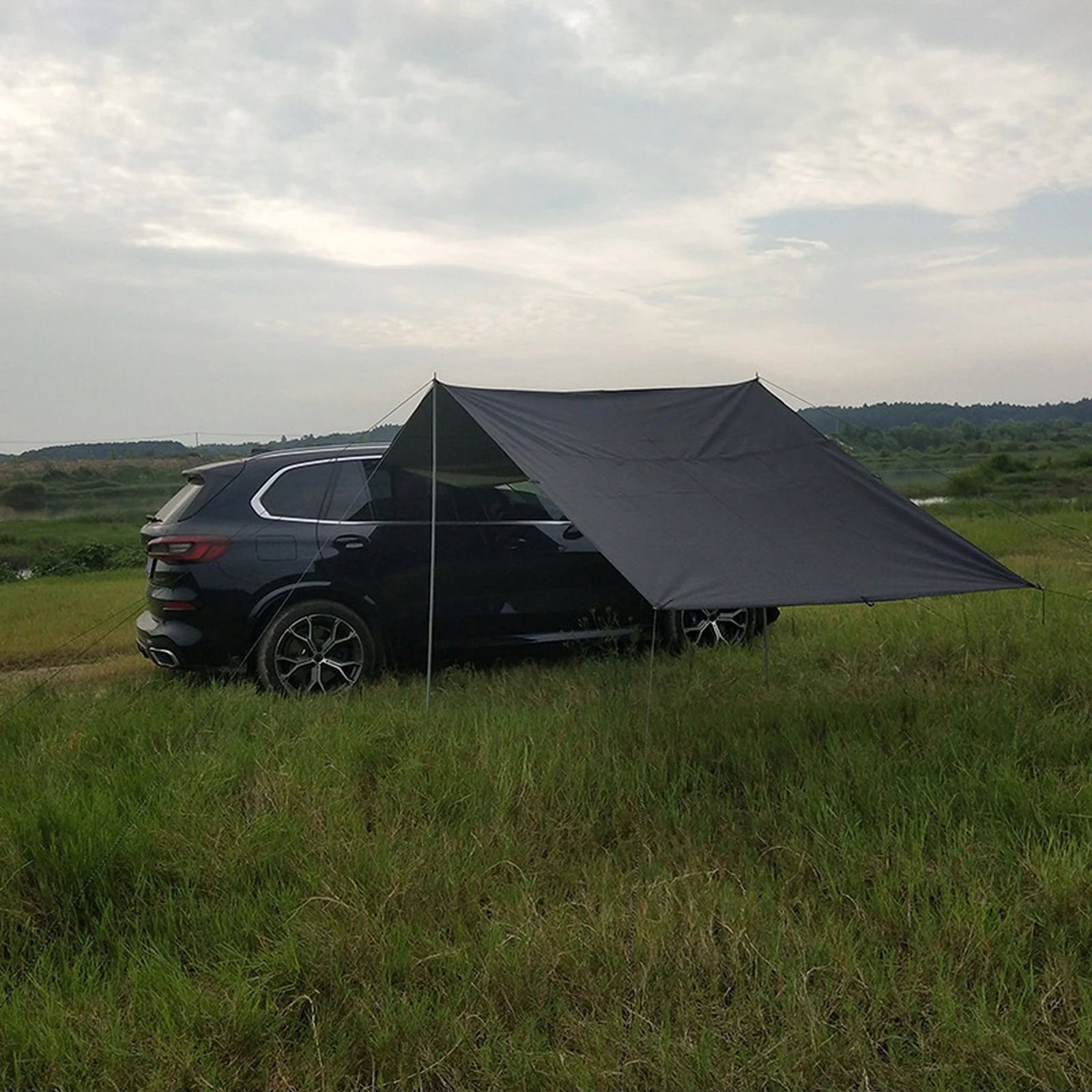 440*200Cm Car Sun Awning Camping Use Side Pergola Outdoor Car Tail Tent Suv Car Side Tent Side Tent Canopy Car Accessories