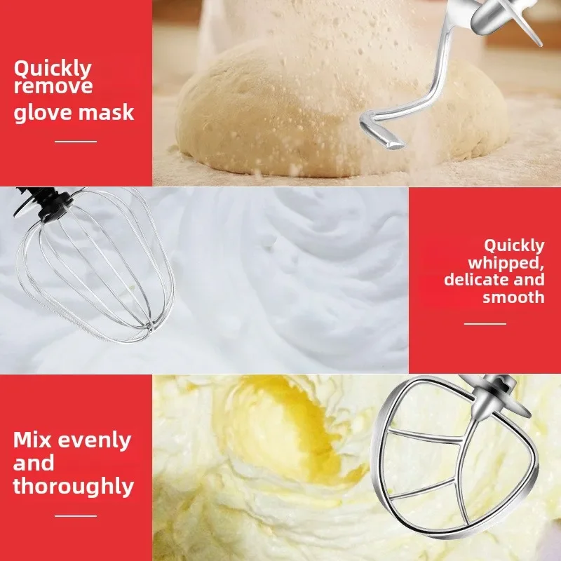 Household Dough Mixer Cooking Machine Desktop Egg Beater Mixer