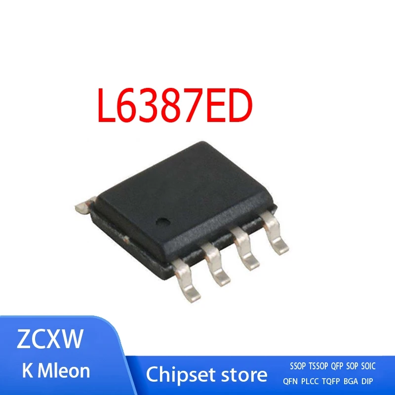 Novo 10 pçs/lote L6387ED L6387D 6387 L6387 SOP-8