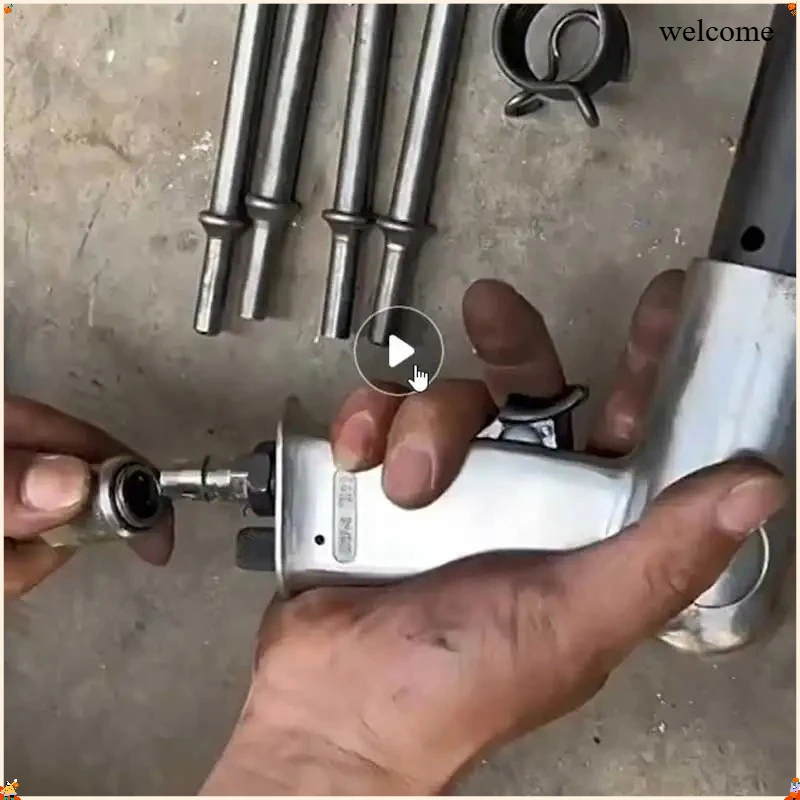 Model 150 (Impact Type) Industrial-Grade Multi-Function Pneumatic Tools with Chisel Bits (Chisel/Hammer/Jackhammer)