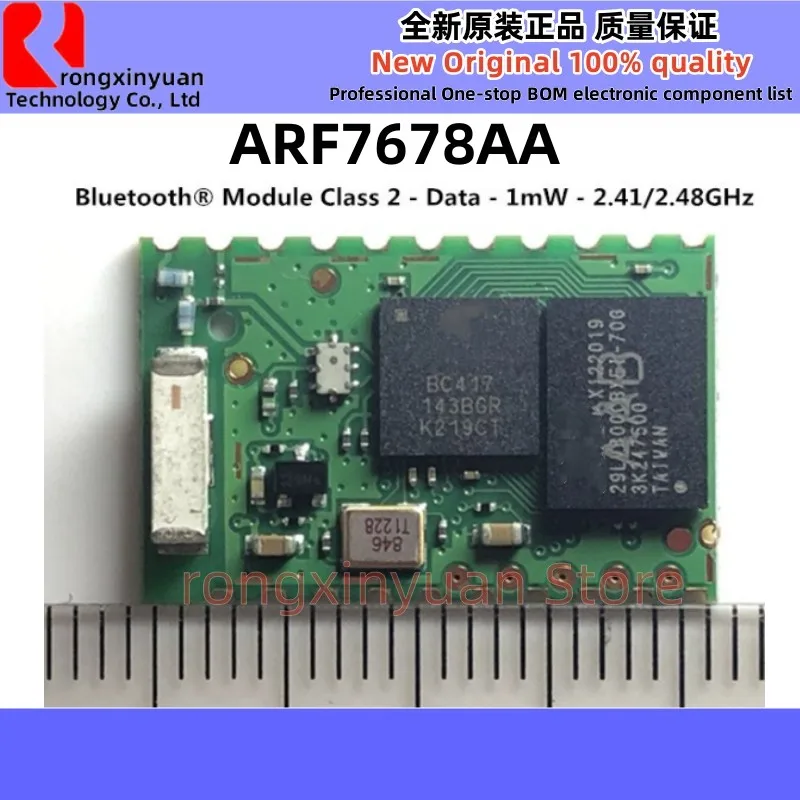 ARF7678AA ARF7678AAX ARF7678 ARF7678/C بلوتوث ®   الوحدة النمطية 2 - البيانات - 1 ميجاوات - 2.41/2.48 جيجا هرتز (BC417 MX29LV800CBXEI-70G )